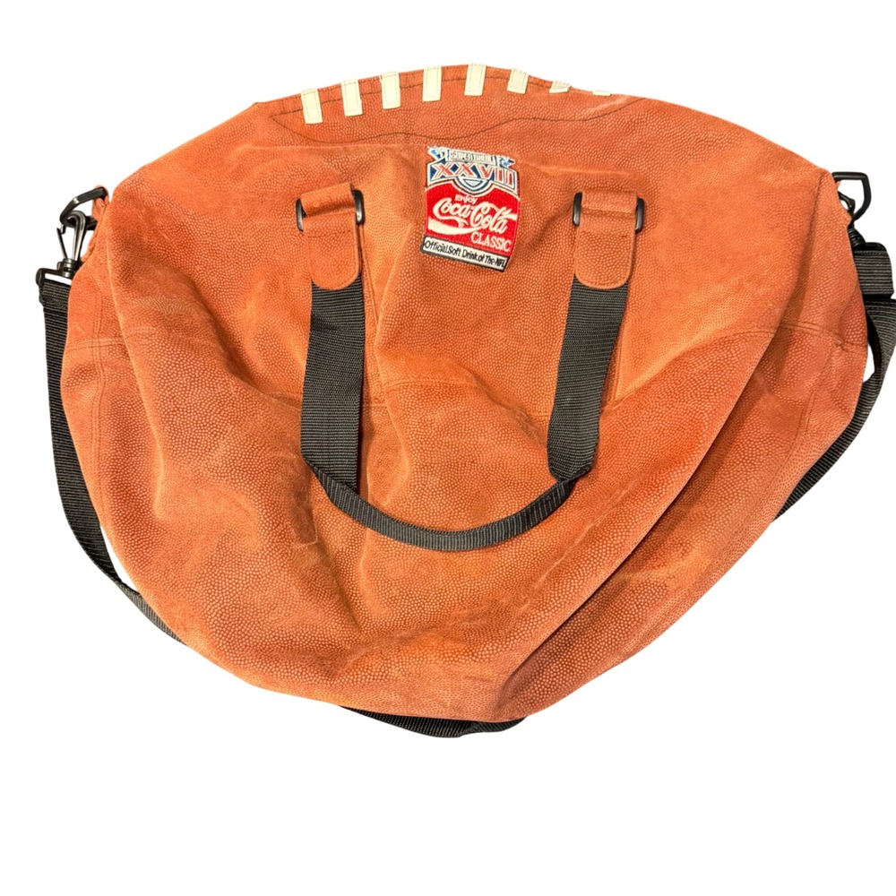 Coca-Cola Super Bowl XXVIII Football Duffel Bag Unisex Large